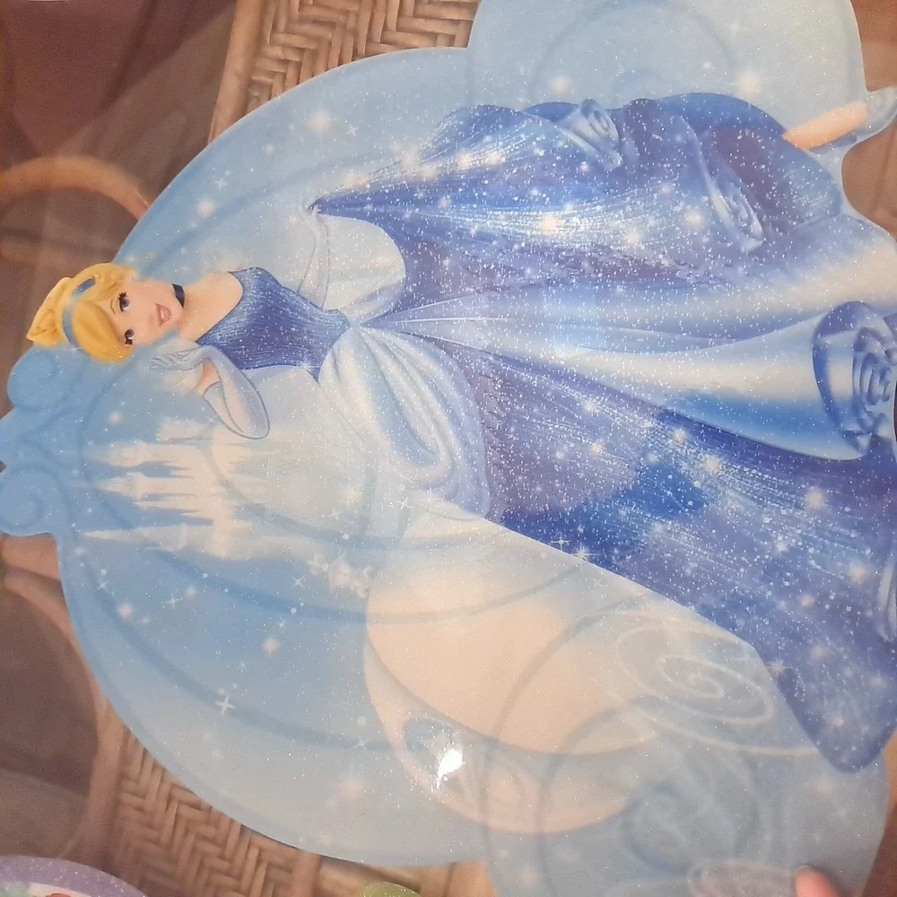 Disney Princess Placemats set 7 Ariel Cinderella Frozen‎ Brave Merida Tinkerbell